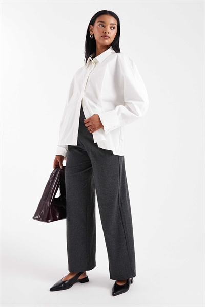 Брюки из джерси с широкими брючинами артикул 149660079