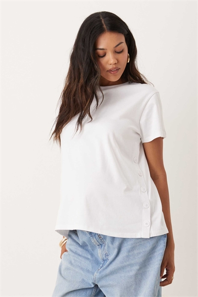 ASOS DESIGN Футболка для беременных и кормящих мам артикул 148607017