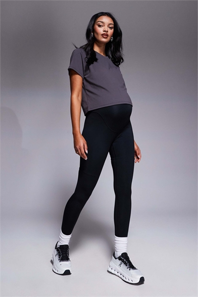 Спортивные леггинсы Maternity Icon с высокой талией и эффектом моделирования ягодиц, с внутренним карманом артикул 139618411