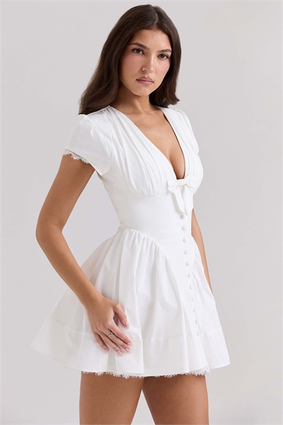 Хлопковое мини-платье Emiliana артикул 148524211