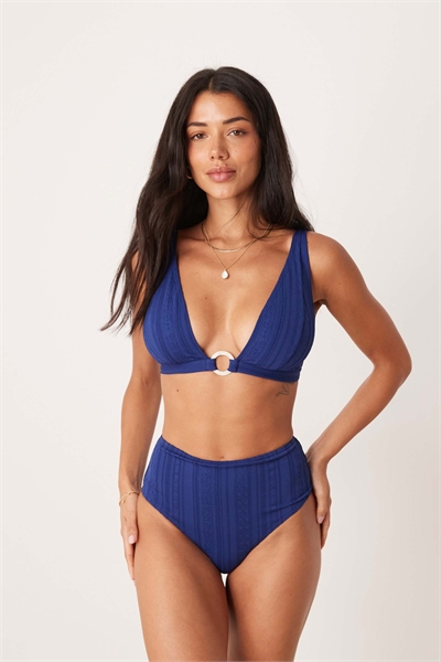 Бикини с высокой талией и вышивкой артикул 150782814