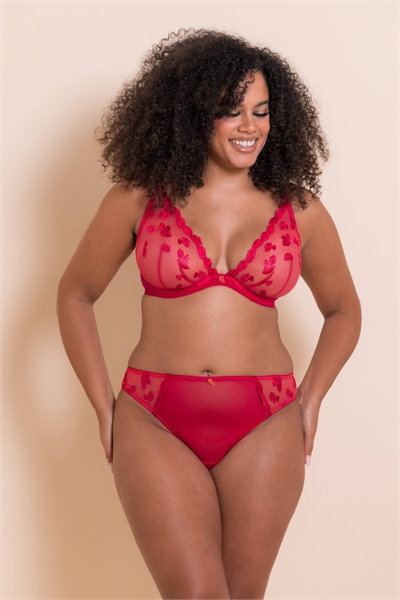 Бразильские трусики с завышенной талией для полной груди артикул 153669642