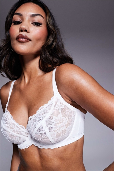 Бюстгальтер с глубоким вырезом из сексуального кружева, без наполнителя артикул 141708707