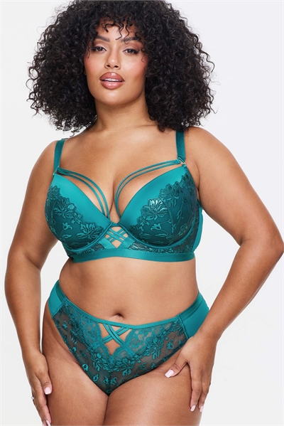 Бюстгальтер с уплотнителями и глубоким вырезом для полной груди от Mirage артикул 154916404