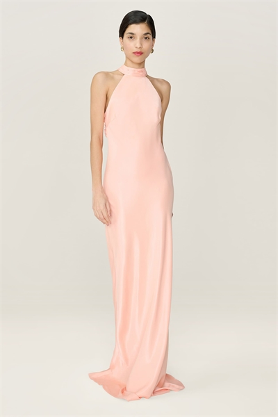 Платье Milos: макси-платье с завязками на шее и поясом артикул 155951311