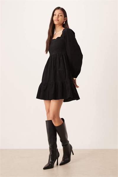 Мини-платье Elsa с шнурками и рукавами-балонами артикул 153117556