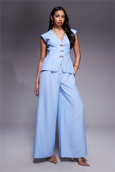 Брюки из льна co-ord артикул 148379716