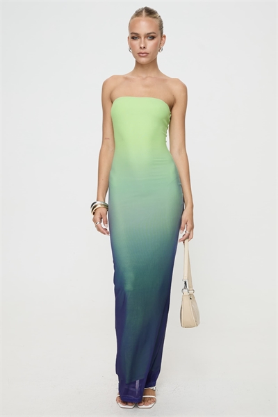 Платье-макси с бандо из сетки от Stolen Love артикул 141415133