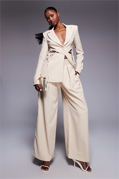 Брюки с широкими брючинами co-ord артикул 147702246