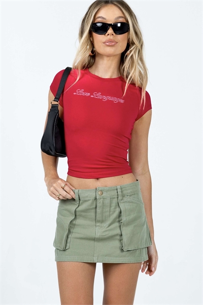 Детская футболка с лозунгом «Язык любви» артикул 141415136