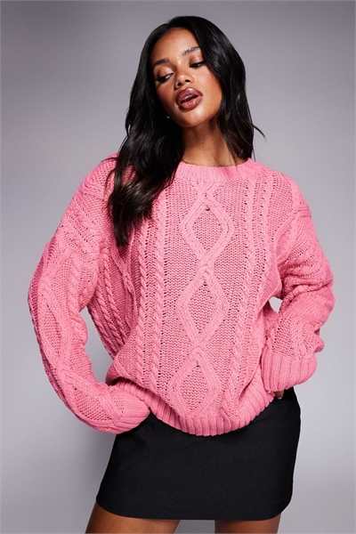 Свитер Anaya с крупной вязкой и объемными деталями артикул 147662124