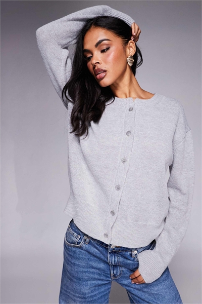 Кардиган «Меланхолия» с ребристыми манжетами и подолом, застегивающийся на пуговицы артикул 148071647