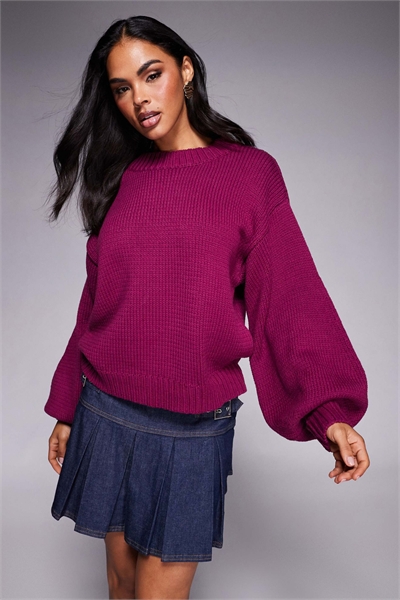 Свитер с рукавами-балонами «Harmony» артикул 148071649