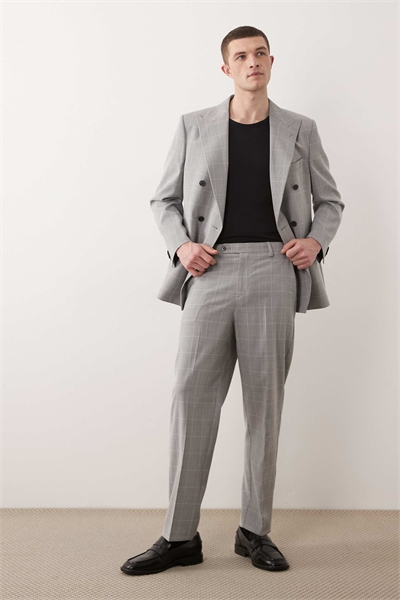 Брюки свободного кроя с зауженными штанинами артикул 154706720