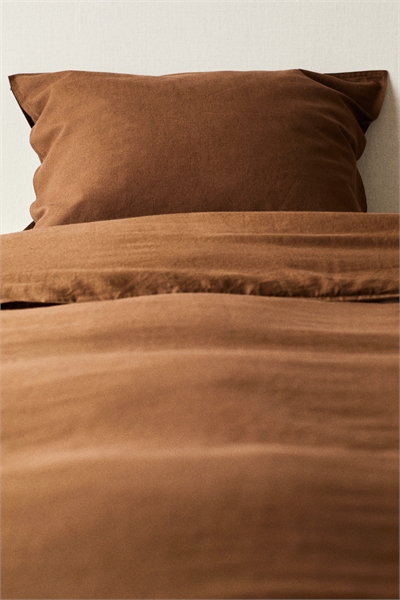 Комплект постельного белья из смеси льна, односпальный артикул 1127675020