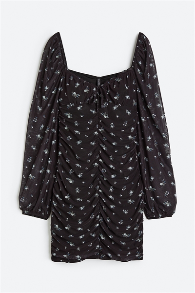 Приталенное платье из сетки артикул 1137050001