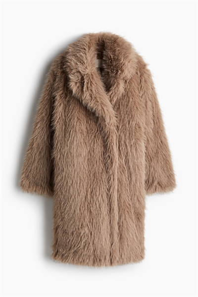 Пушистое пальто артикул 1101014007