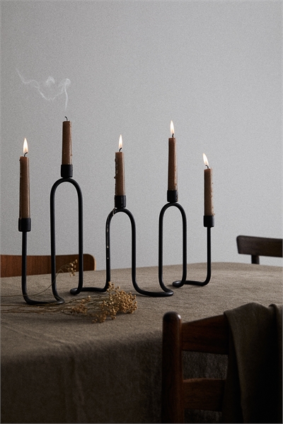 Волнистые металлические канделябры артикул 1202057001
