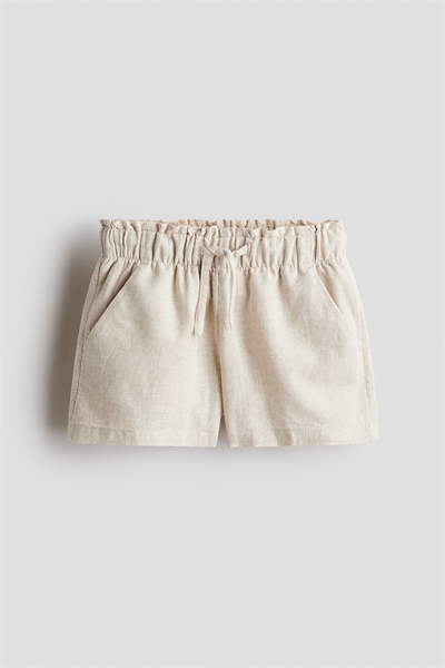 Шорты из льняного бленда артикул 1213790016