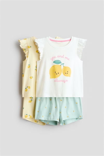 Пижама с рукавами-воланами 2 шт. артикул 1292396009