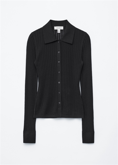 Поло с узором «поинтел» артикул 1321082001