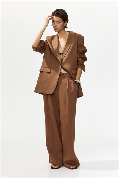 Широкие брюки классического кроя артикул 1328713004