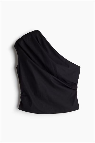 Драпированный топ на одно плечо артикул 1235421003