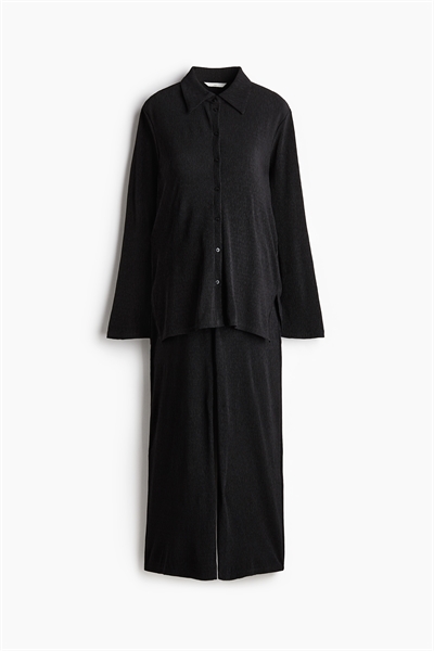 Комплект MAMA Before & After из текстурированного трикотажа артикул 1250966002