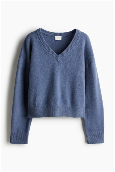 Джемпер с V-образным вырезом артикул 1254973004