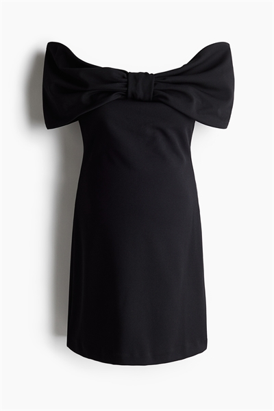 MAMA Платье с бантом на плечах артикул 1258525001