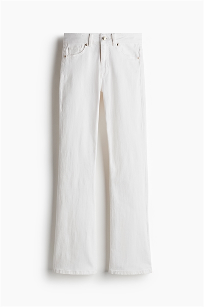 Расклешенные высокие джинсы артикул 1260366005