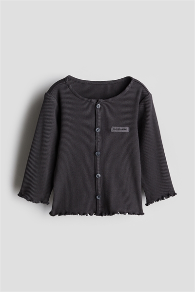 Топ из джерси с отделкой пуговицами артикул 1265589002