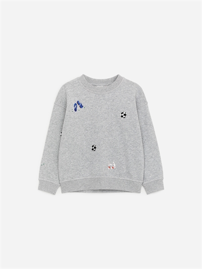 Толстовка с вышивкой артикул 1267258013