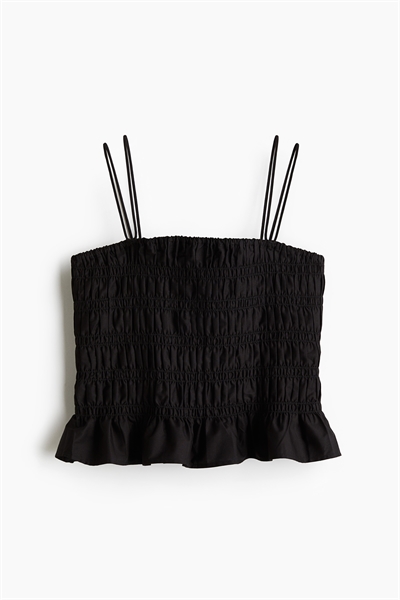 Облегающий топ на бретельках артикул 1275284001