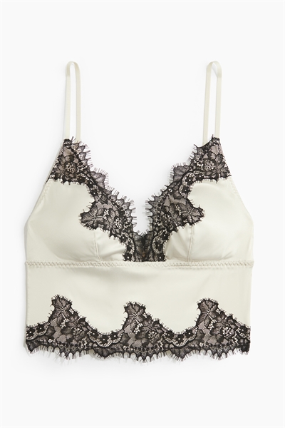 Атласный бюстгальтер с мягкой подкладкой артикул 1277556001