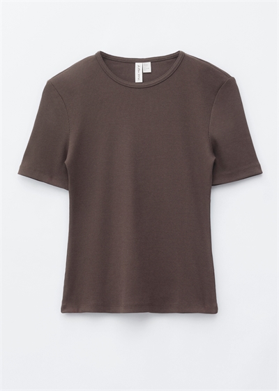 Ребристая футболка артикул 1303999018