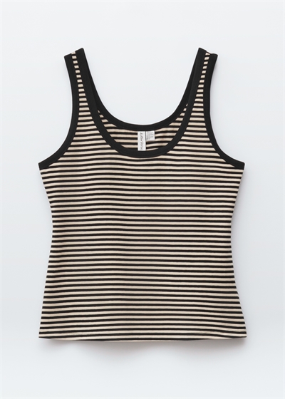 Майка с контрастной отделкой артикул 1304494003