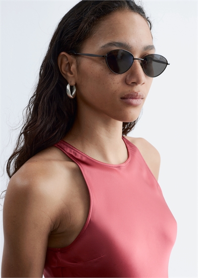 Серьги с рифлеными ободками артикул 1325401002