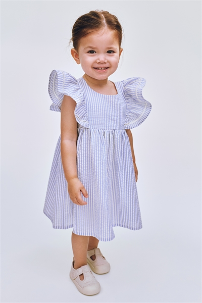 Хлопковое платье с оборками артикул 1330548001