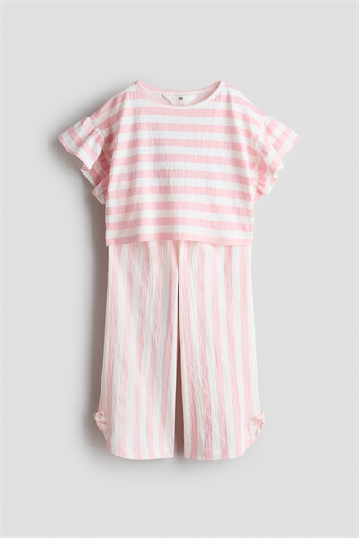 Футболка и брюки, детский комплект из трикотажа артикул 1330884004