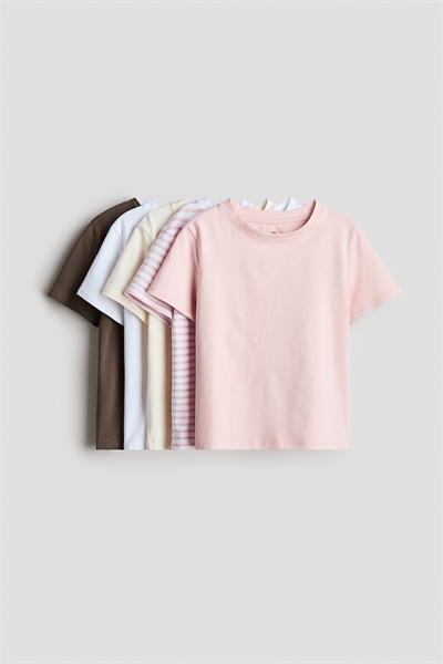 Набор хлопковых футболок, 5 штук артикул 1330993003