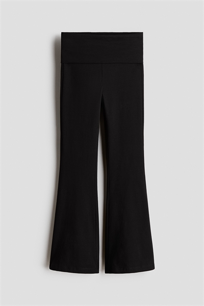 Леггинсы с расклешенной складкой на талии артикул 1333254001