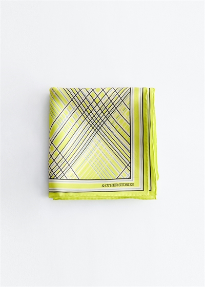 Шелковый шарф с принтом артикул 1333278002