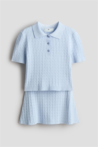 Комплект из 2 предметов с узором «коса» артикул 1335349002