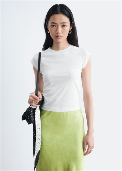 Приталенная футболка из джерси артикул 1346211003