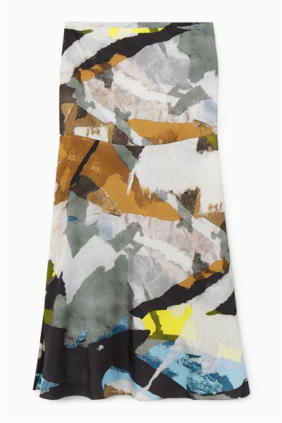 Юбка-макси с принтом артикул 1227472001