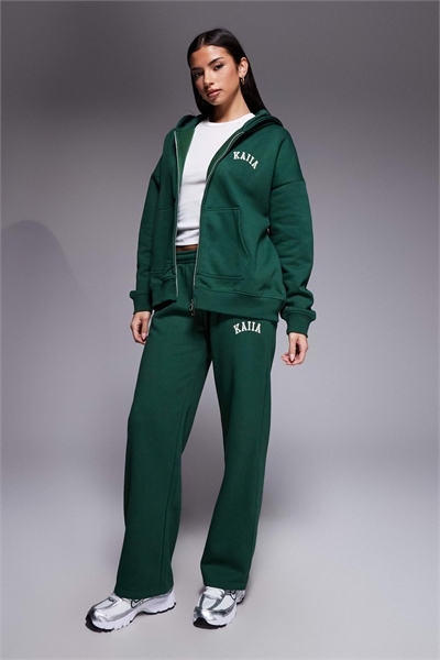 Штаны-джоггеры с широкими брючинами и вышитым логотипом из ткани с высоким содержанием хлопка co-ord артикул 153017108