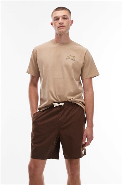 Классические шорты из смешанного льна артикул 151928470