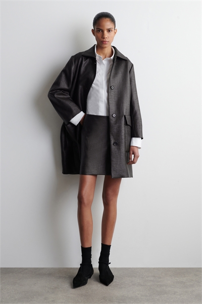 Текстурированная мини-юбка артикул 1326276001