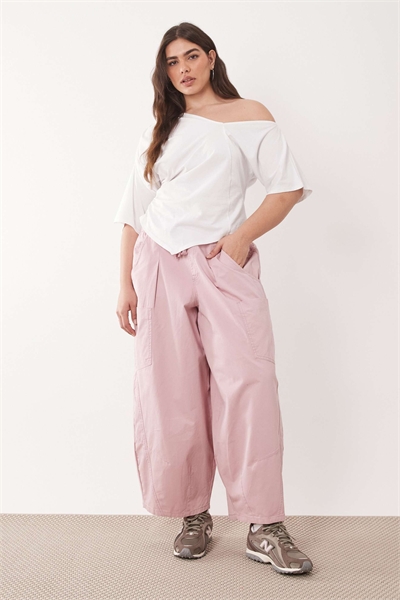 ASOS DESIGN — брюки-бочки свободного кроя для полных артикул 155314803